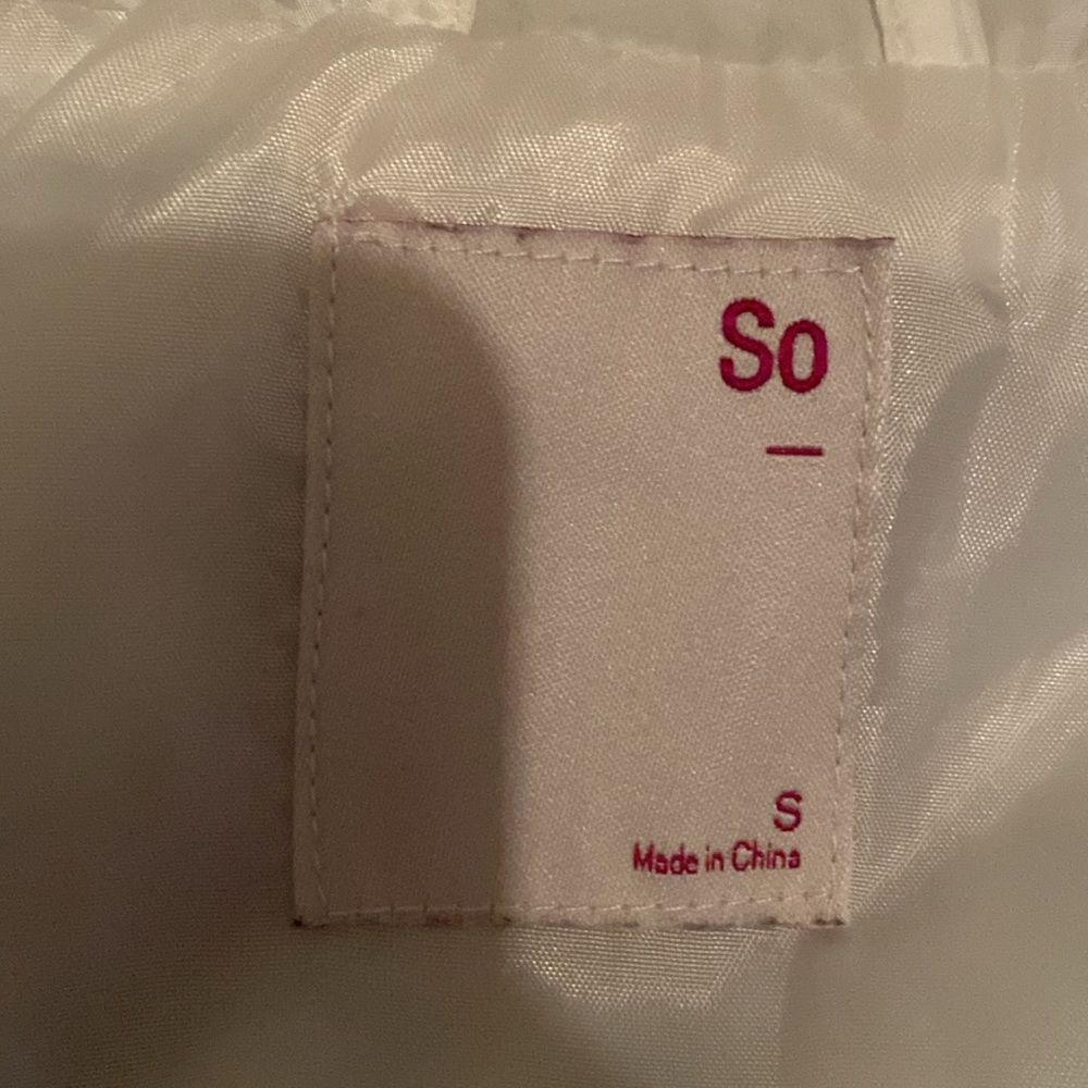 SO juniors small puffer vest with rainbow detail - Picture 3 of 6